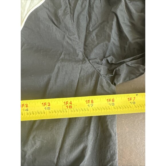 Victorias Secret Pink Windbreaker Jacket XS/S Black Gray Chevron Zip-Up - Picture 10 of 12